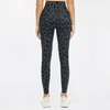 Leggings de yoga pour femmes imprimé léopard personnalisé taille haute fesses Push Up contrôle du ventre Gym entraînement sportif sans couture Legging à séchage rapide