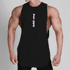 Nouveau Fitness Gilet Marée Marque Lâche Col Rond Sans Manches T-shirt Gilet Homme Couleur Unie Entraînement De Course Basket-Ball Uniforme