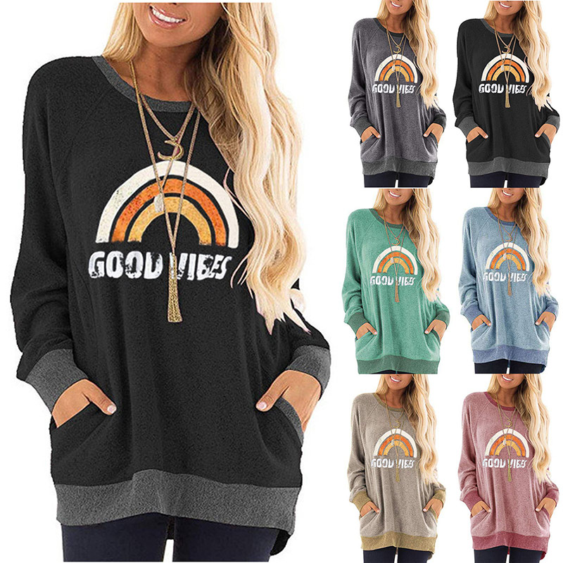 Pull à capuche surdimensionné à manches longues pour femmes