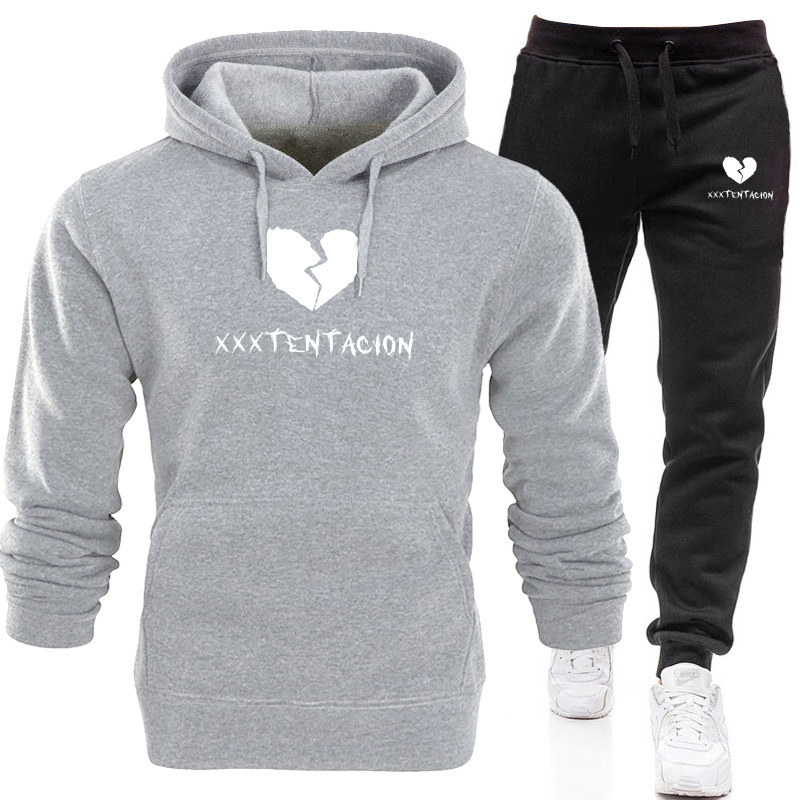 Pull Homme Et Femme Street Trend Plus Fleece Hoodie Suit
