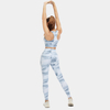 Ensembles de yoga sans couture pour femmes Hauts de sport personnalisés 2 pièces Comfy Fitness Gym Sports Workout Taille haute Leggings de contrôle du ventre