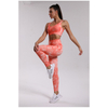 Tie Dye Femmes Workout pour Yoga Gym Sexy Running Athletic Fitness Spaghetti Strap Bra
